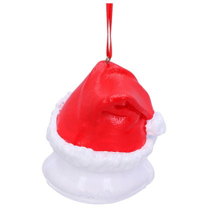 Stromtrooper Santa Hat Christmas hanging ornament Nerdscape