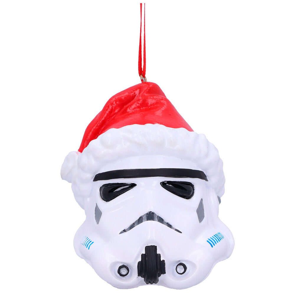 Stromtrooper Santa Hat Christmas hanging ornament Nerdscape