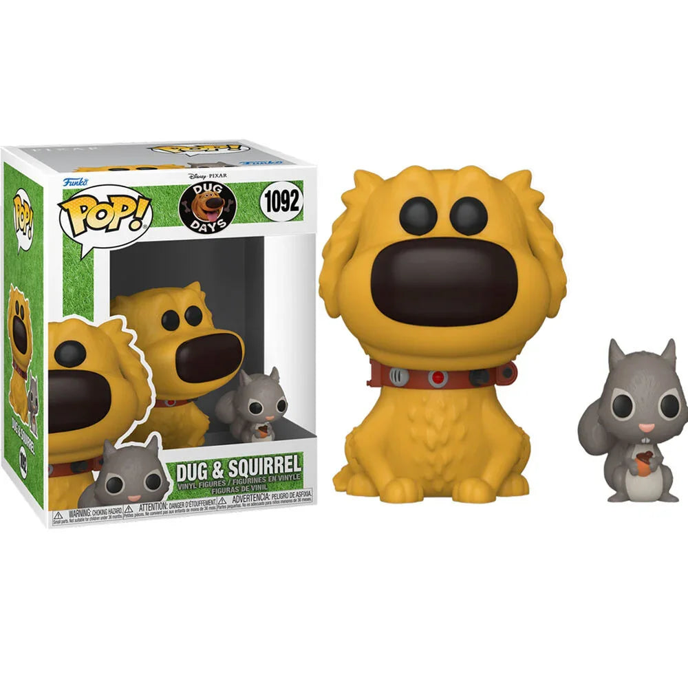 Funko Pop! Dug Days Dug con Scoiattolo - Figura da Collezione Vinyl Nerdscape