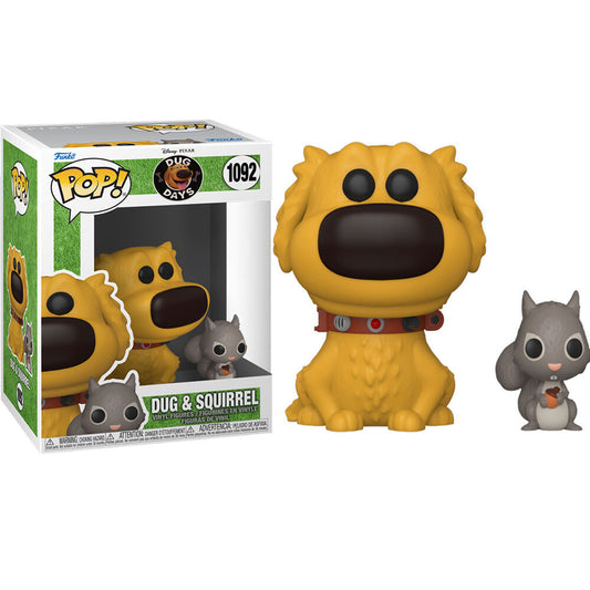 Funko Pop! Dug Days Dug con Scoiattolo - Figura da Collezione Vinyl