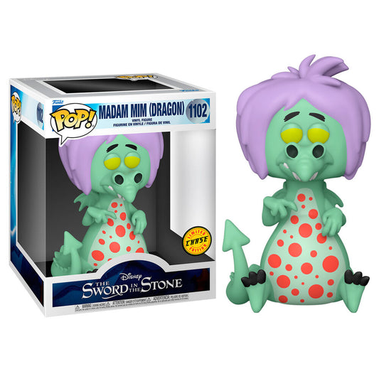 Figurine POP Disney Merlin l'Enchanteur Mim en Dragon Chase 15 cm