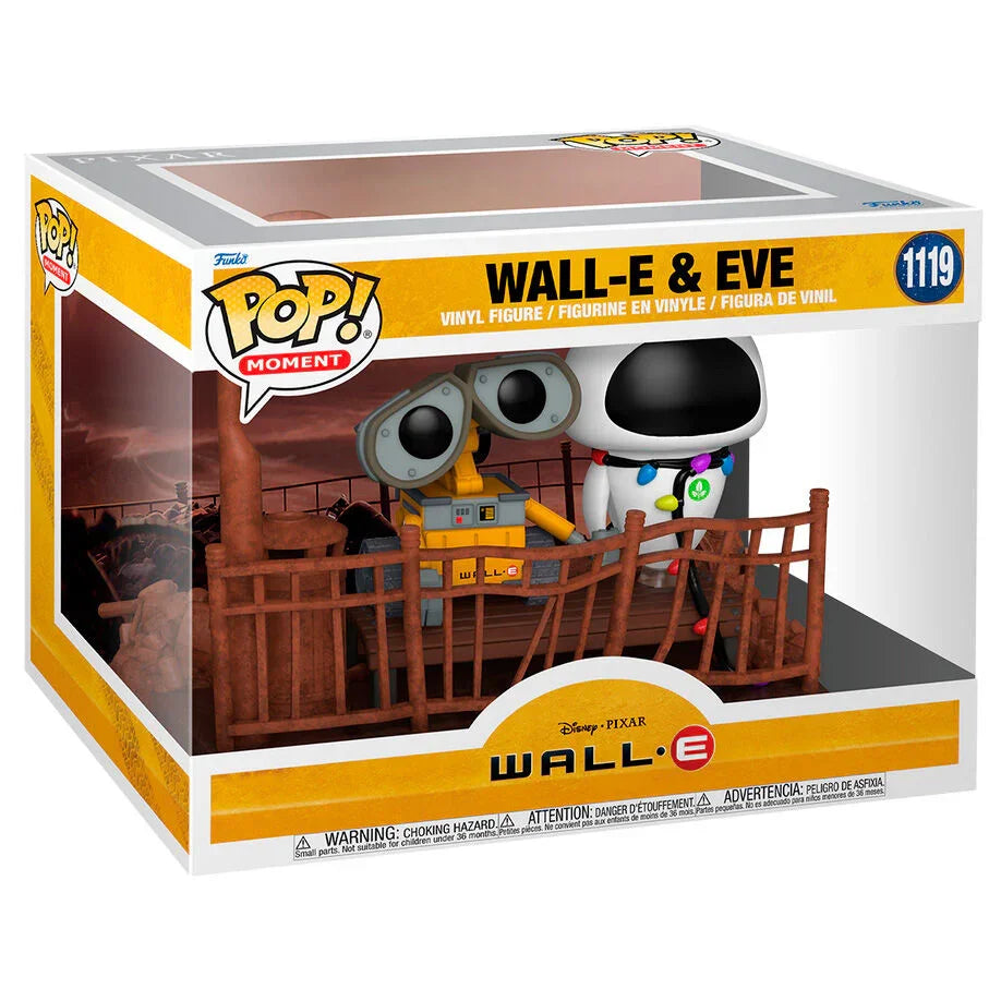 Funko Pop! Disney Wall-E Wall-E & Eve - Figura da Collezione Vinyl Nerdscape