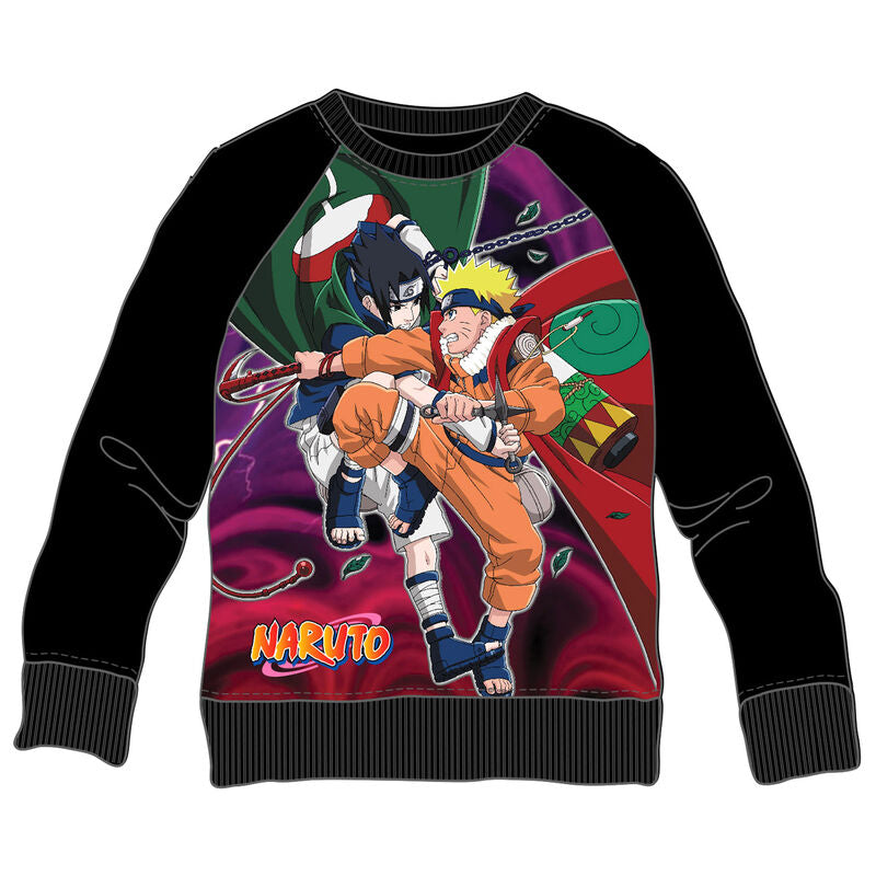 Naruto Sasuke and Naruto Fight child sweatshirt Nerdscape