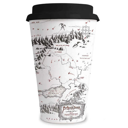 The Lord of the Rings Mordor Map travel mug Nerdscape