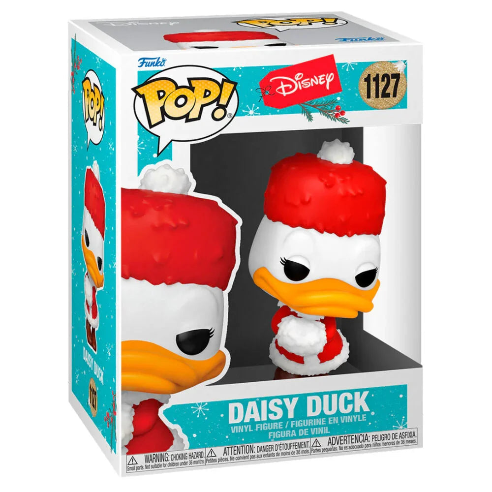 Funko Pop! Disney Holiday Daisy Duck - Figura da Collezione Vinyl Nerdscape