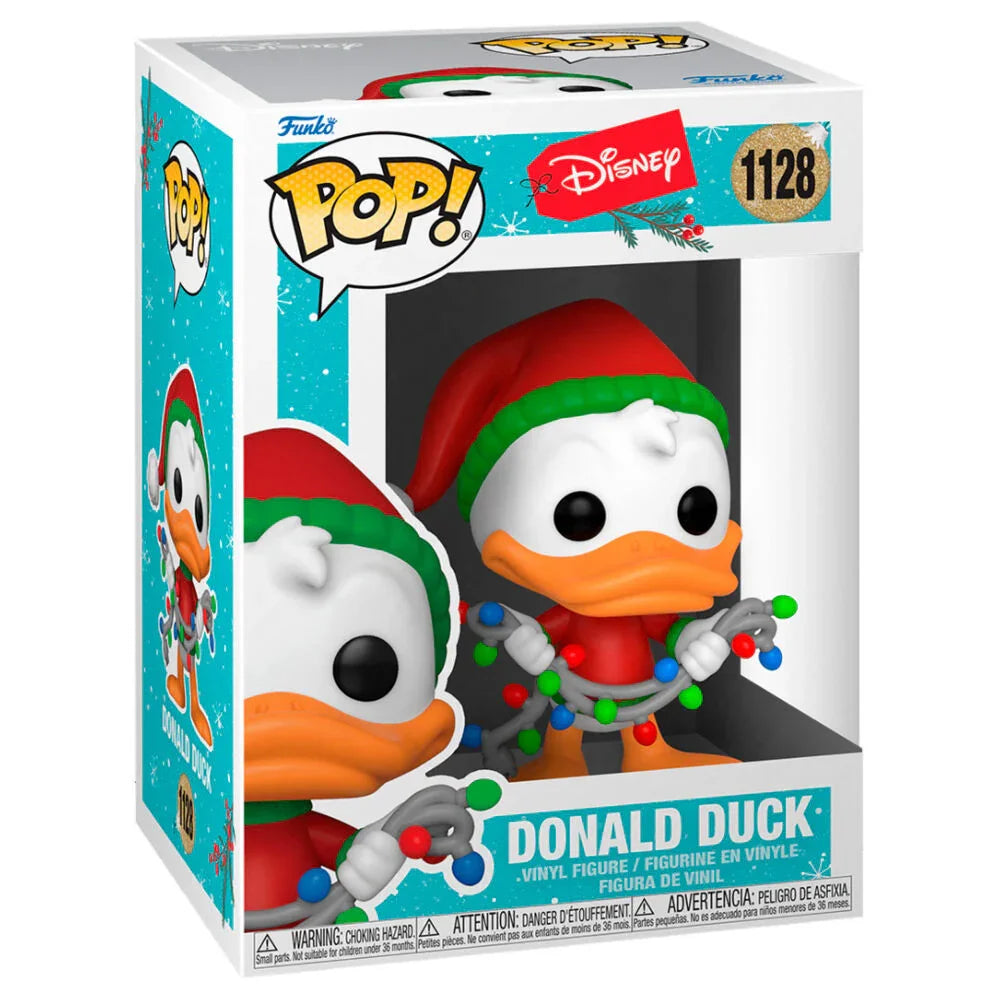Funko Pop! Disney Holiday Donald Duck - Figura da Collezione Vinyl Nerdscape