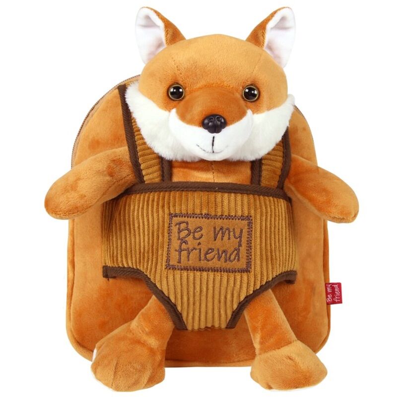 Fox backpack with plush toy 26cm Nerdscape