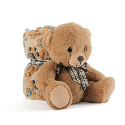Teddy Bear Soft blanket + plush toy 22cm Nerdscape