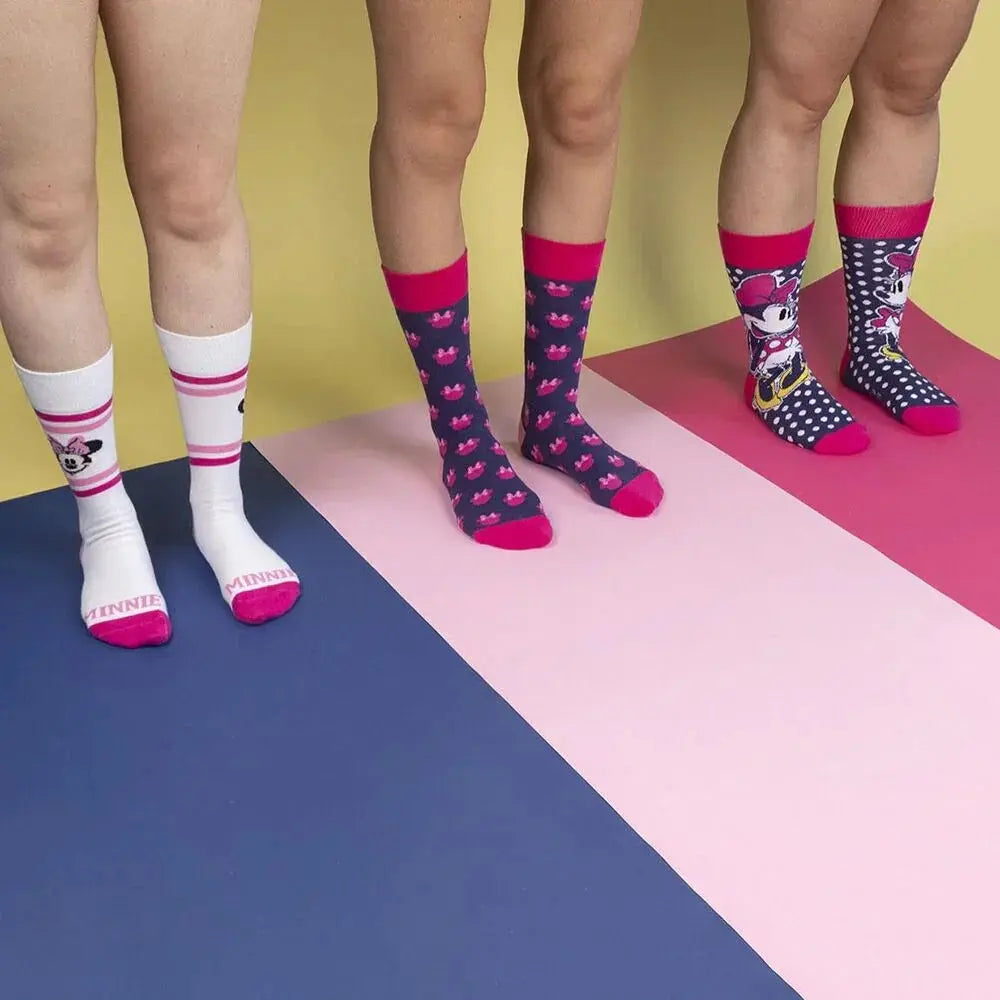 Disney Minnie pack 3 socks Nerdscape