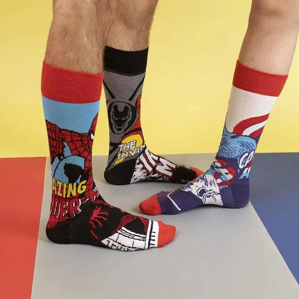 Marvel pack 3 socks Nerdscape
