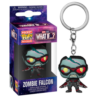 Funko Pop! Marvel What If Zombie Falcon - Figura da Collezione Vinyl Nerdscape