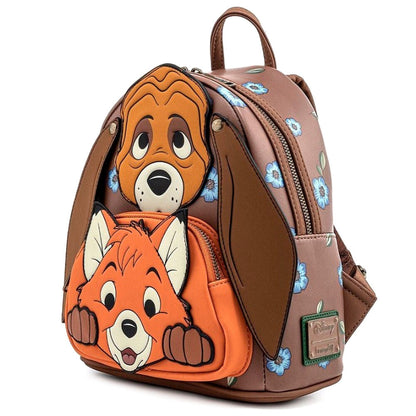 Loungefly Disney Fox and Hound Copper Todd backpack 26cm Nerdscape
