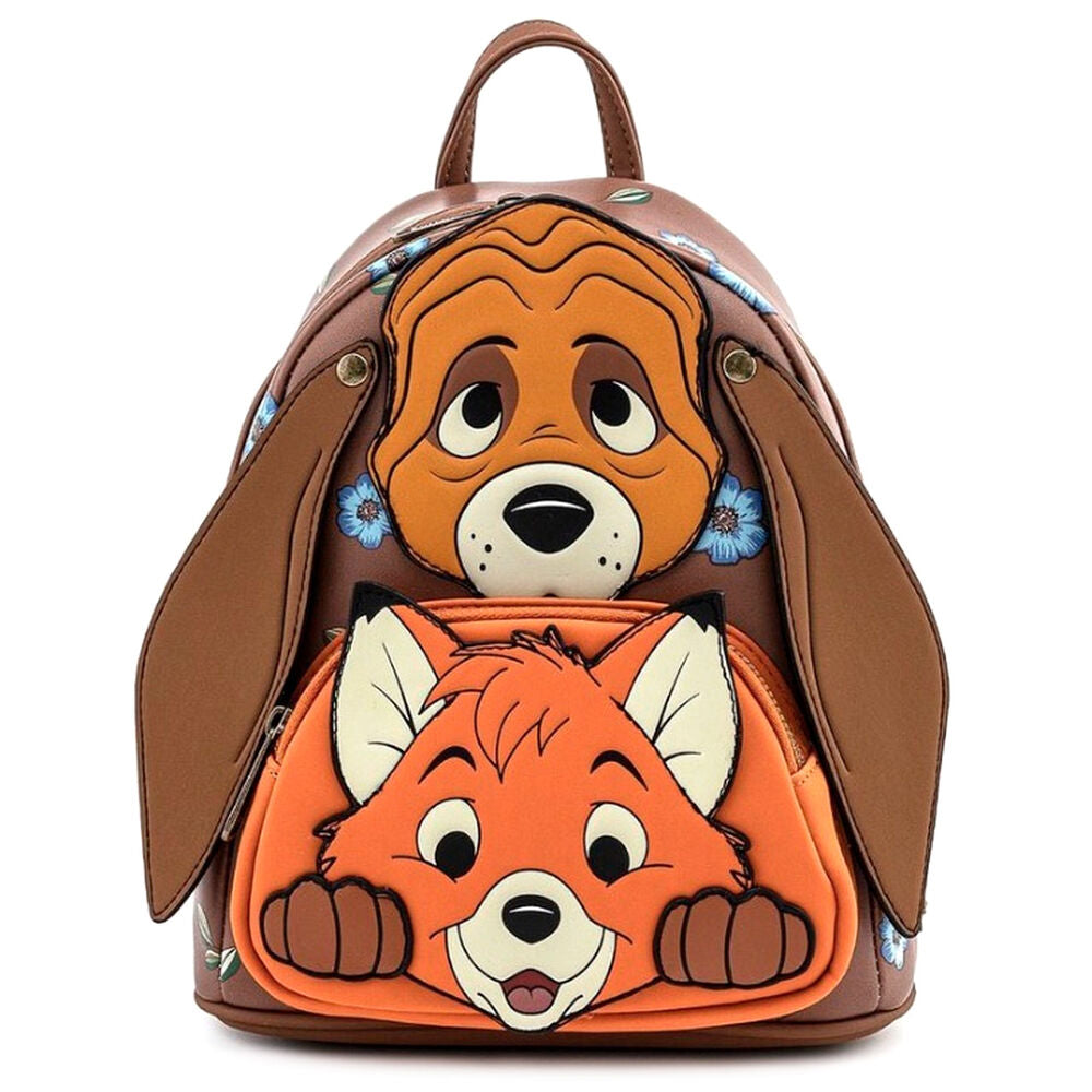 Loungefly Disney Fox and Hound Copper Todd backpack 26cm Nerdscape