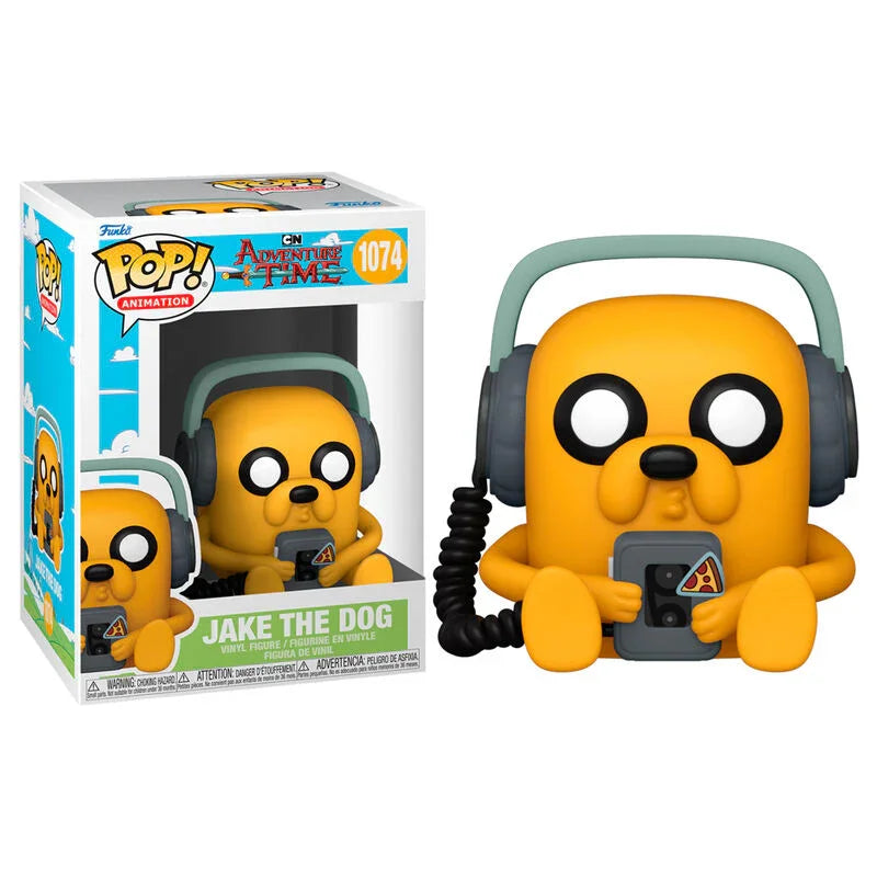 Funko Pop! Adventure Time Jake with Player - Figura da Collezione Vinyl Nerdscape