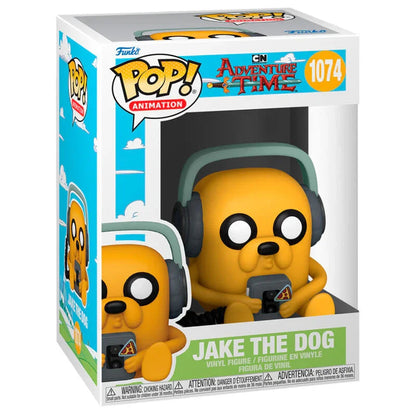 Funko Pop! Adventure Time Jake with Player - Figura da Collezione Vinyl Nerdscape