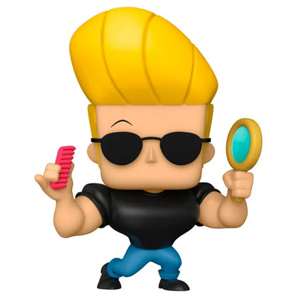 Funko Pop! Cartoon Network Johnny Bravo - Johnny con Specchio e Pettine Figura da Collezione Vinyl Nerdscape