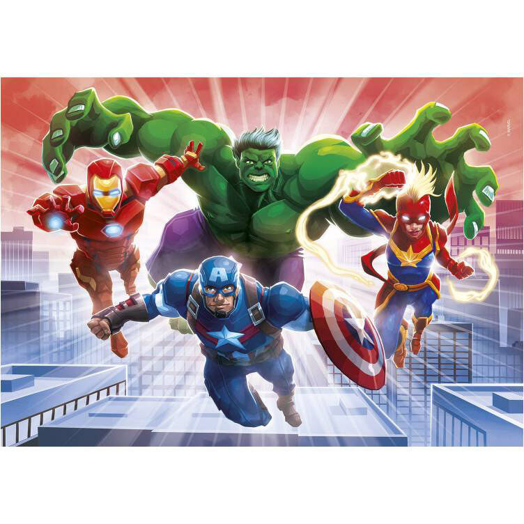 Marvel Avengers glowing puzzle 104pcs Nerdscape