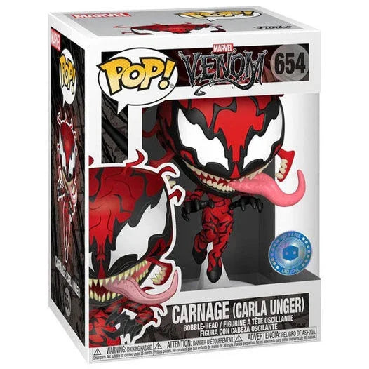 POP figure Marvel Comics Carla Unger Carnage Exclusive Nerdscape