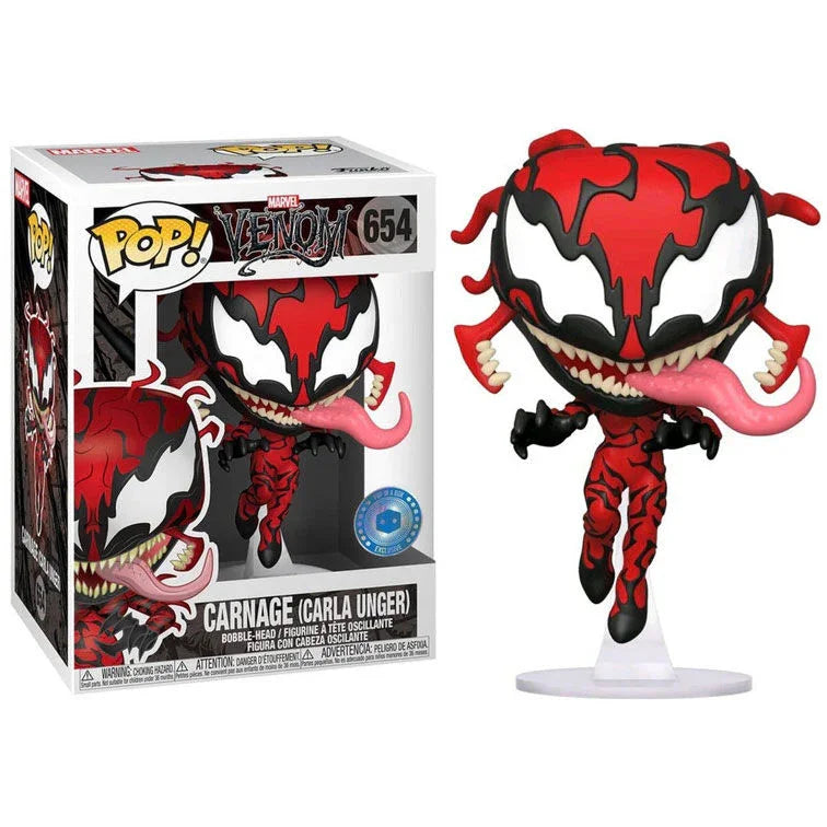 POP figure Marvel Comics Carla Unger Carnage Exclusive Nerdscape
