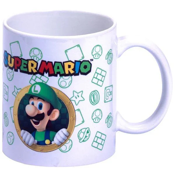 Nintendo Super Mario Bros Luigi Mug + Money box set Nerdscape