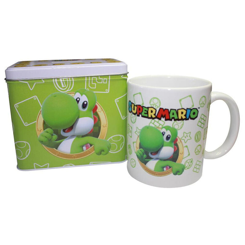 Nintendo Super Mario Bros Yoshi Mug + Money box set Nerdscape