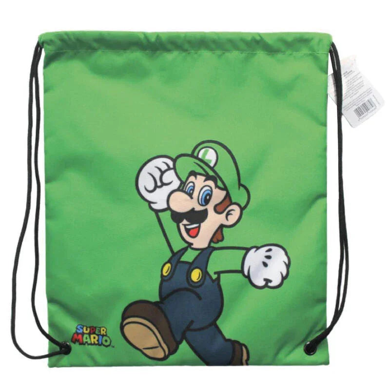 Nintendo Super Mario Bros Luigi gym bag 40cm Nerdscape
