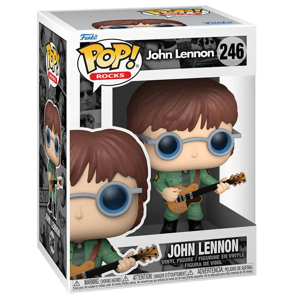 Funko Pop! John Lennon Military Jacket - Figura da Collezione Vinyl Nerdscape