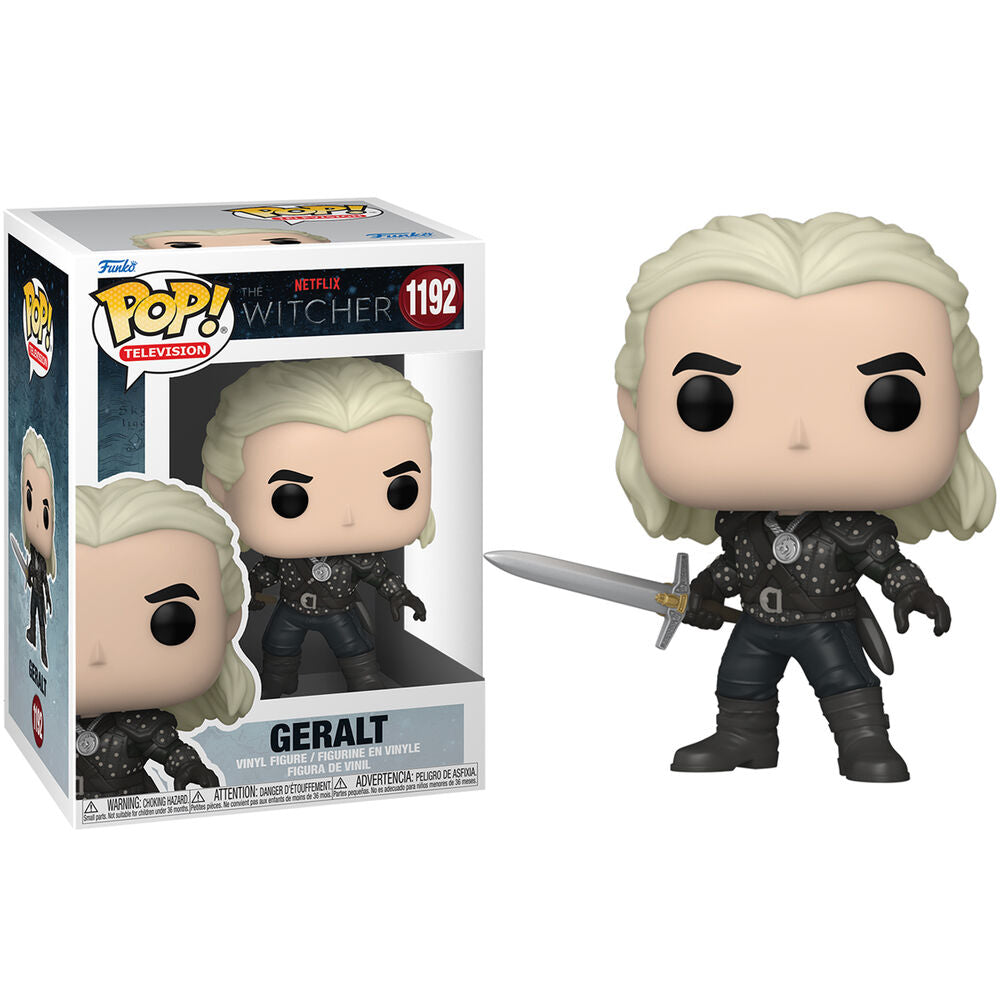 Funko Pop! The Witcher Geralt - Figura da Collezione Vinyl Nerdscape