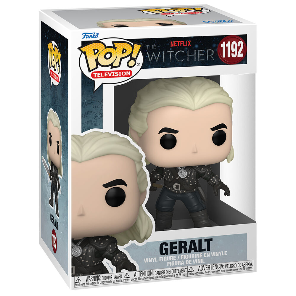 Funko Pop! The Witcher Geralt - Figura da Collezione Vinyl Nerdscape