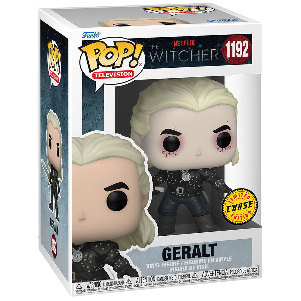 Funko Pop! The Witcher Geralt Chase - Figura da Collezione Vinyl Nerdscape