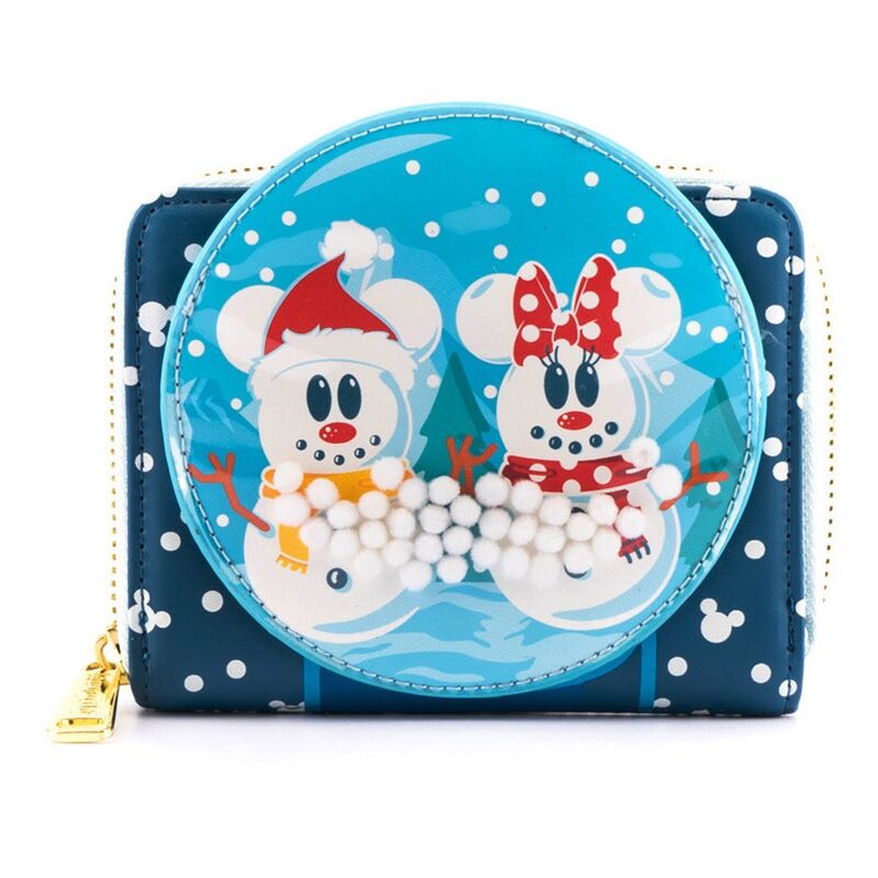 Loungefly Disney Snowman Mickey Minnie wallet Nerdscape