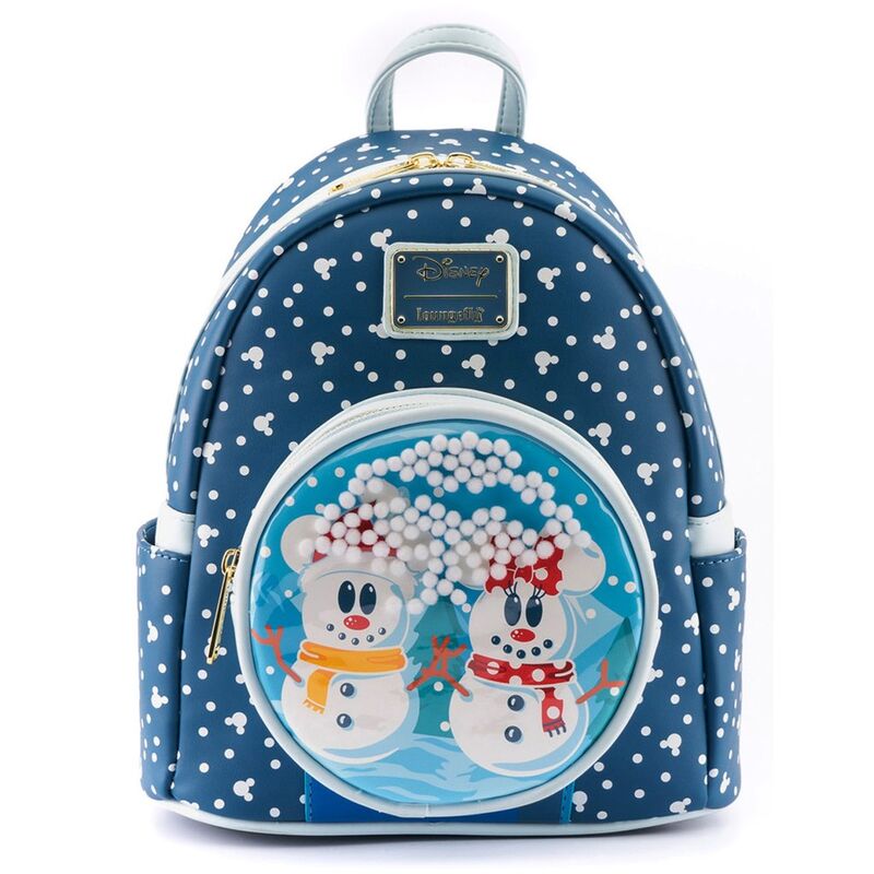 Loungefly Disney Snowman Mickey Minnie backpack  26cm Nerdscape