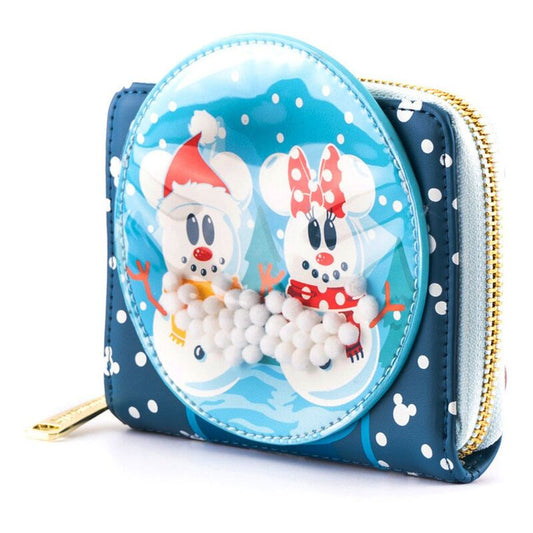 Loungefly Disney Snowman Mickey Minnie wallet Nerdscape