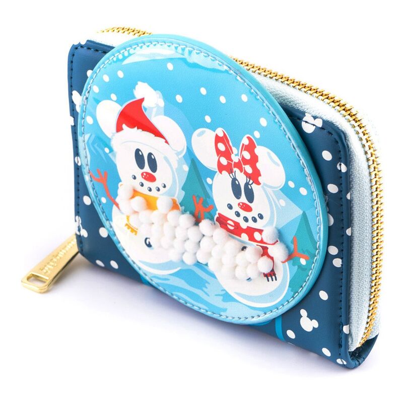 Loungefly Disney Snowman Mickey Minnie wallet Nerdscape