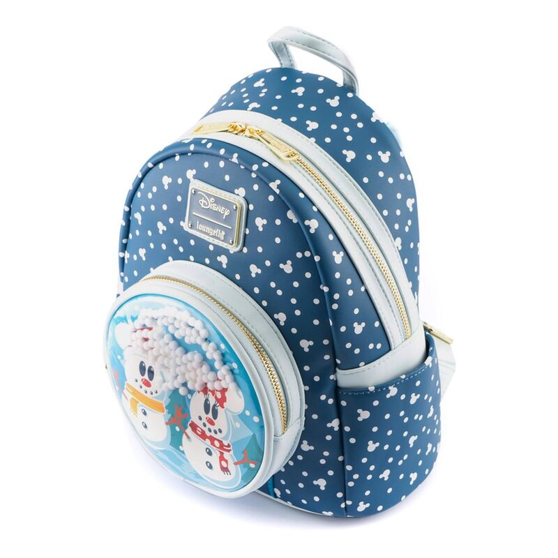 Loungefly Disney Snowman Mickey Minnie backpack  26cm Nerdscape