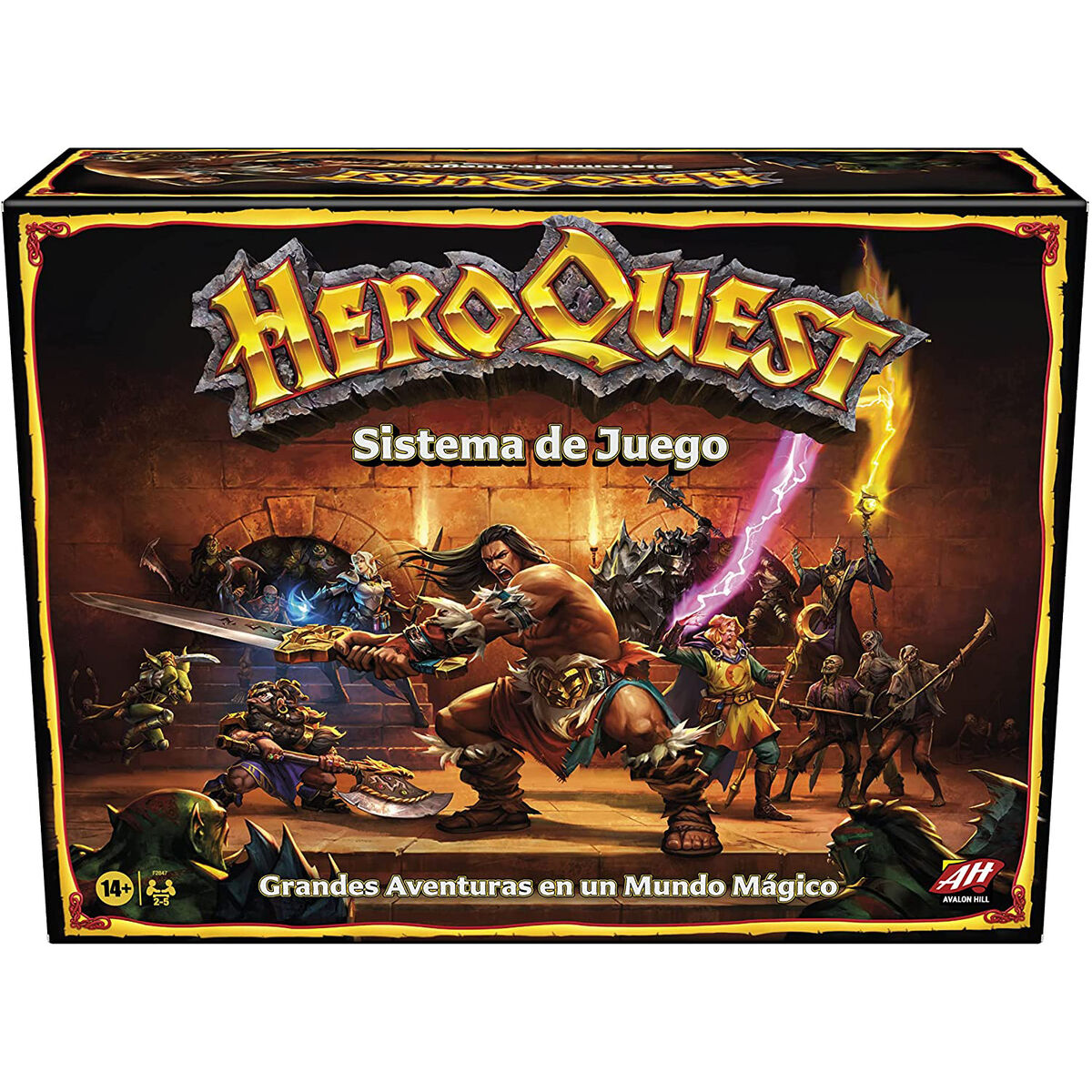 Spanish Avalon Hill Dungeon Adventures HeroQuest board game Nerdscape