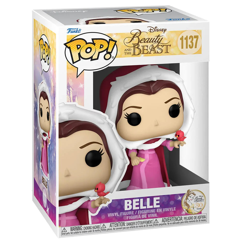 Funko Pop! Disney Beauty and the Beast Winter Belle - Figura da Collezione Vinyl Nerdscape