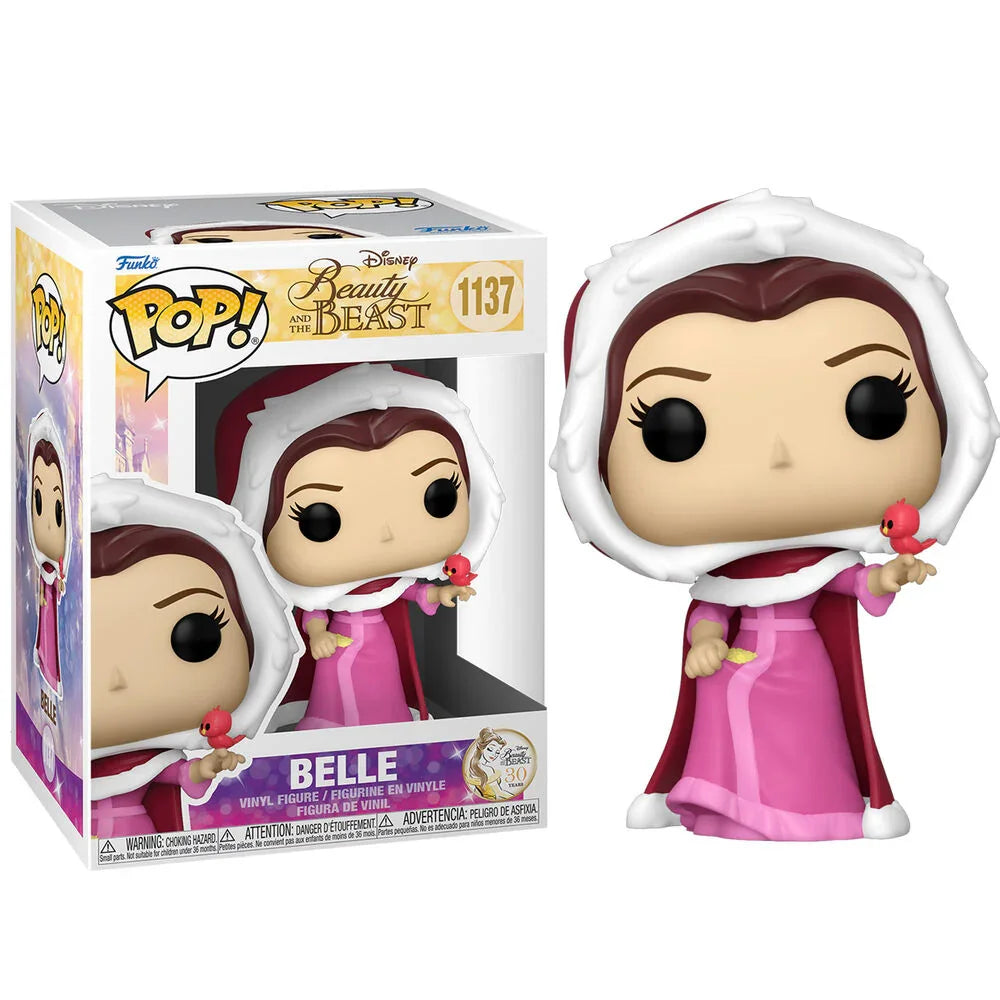 Funko Pop! Disney Beauty and the Beast Winter Belle - Figura da Collezione Vinyl Nerdscape