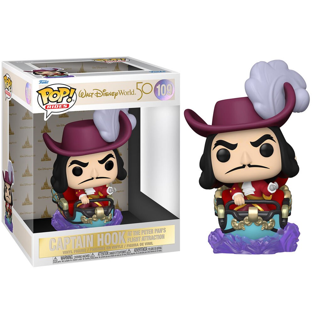 POP figure Disney World 50th Anniversary Captain Hook - Nerdscape