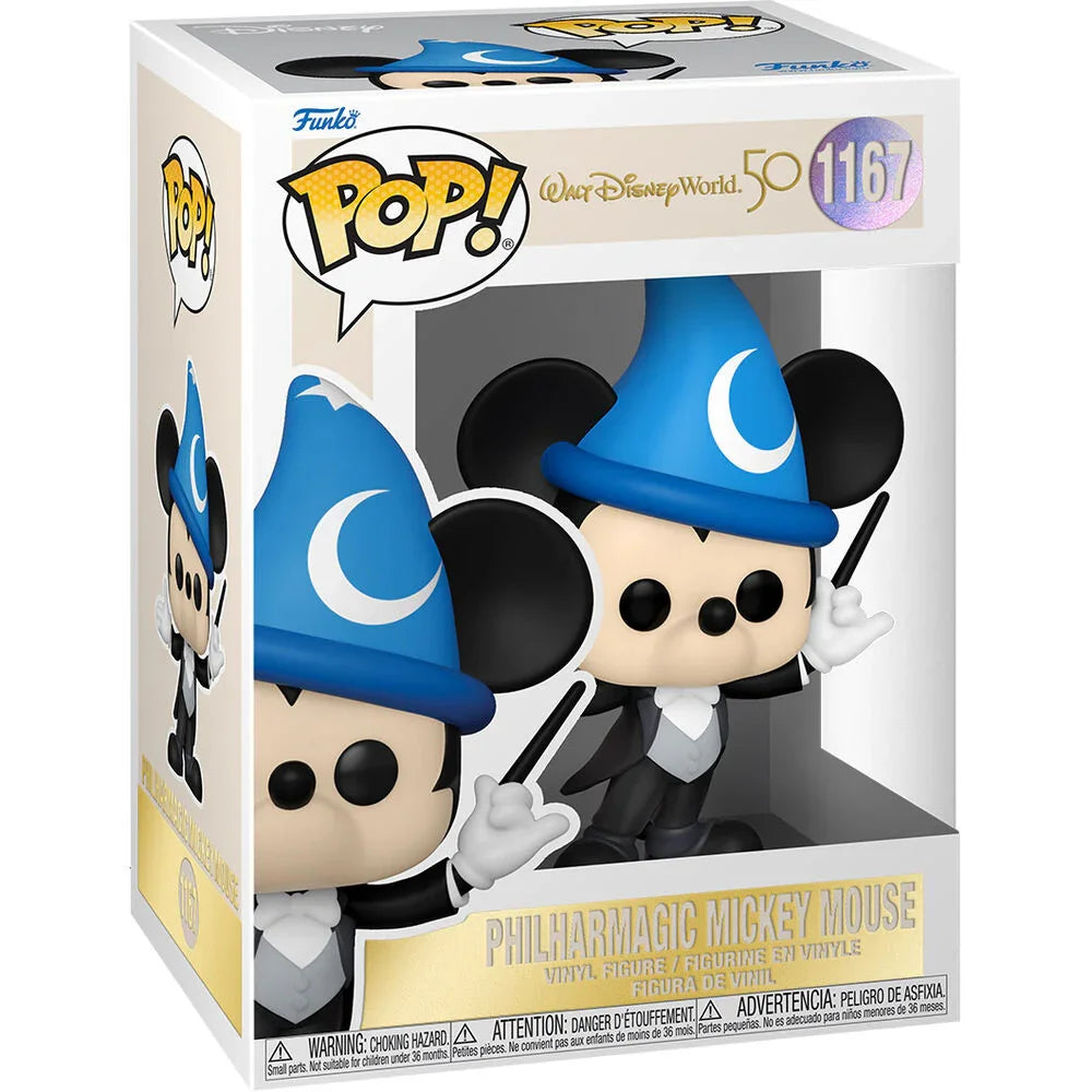 Funko Pop! Disney World 50th Anniversary Philharmagic Mickey - Figura da Collezione Vinyl Nerdscape