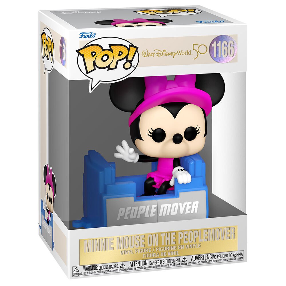 POP figure Disney World 50th Anniversary Minnie People Mover - Nerdscape