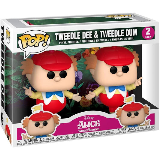 POP pack 2 figurines Disney Alice au pays des merveilles 70e anniversaire Tweedle Dee et Dum
