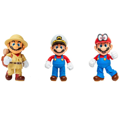 Nintendo Super Mario Set 3 Figure 10cm - Figura da Collezione - Nerdscape Nerdscape