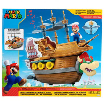 Nintendo Super Mario Deluxe Aeronave Bowser playset Nerdscape