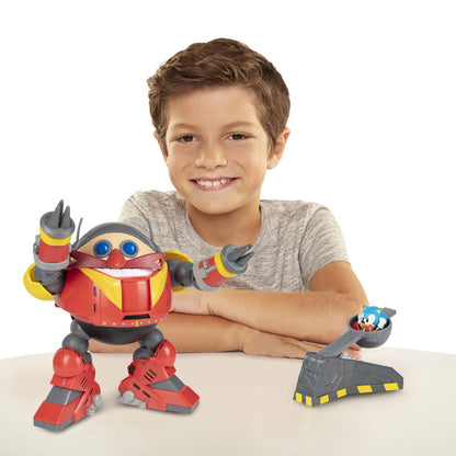 Sonic the Hedgehog Giant Robot Eggman vs Sonic Battle playset Nerdscape