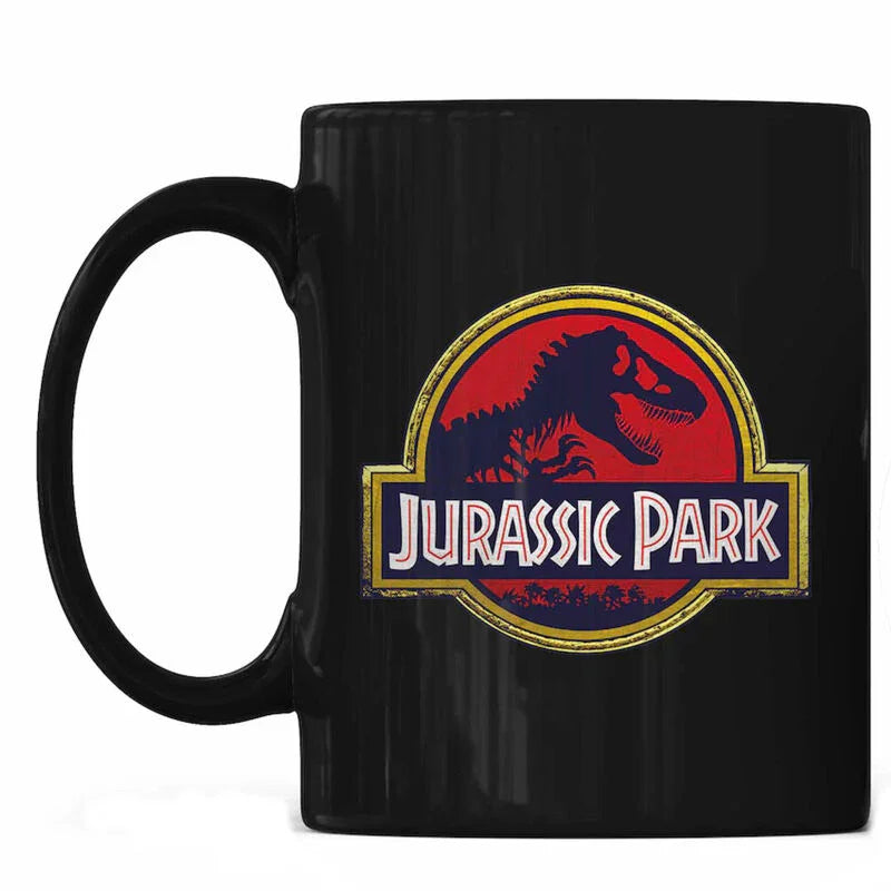 Jurassic Park logo mug Nerdscape