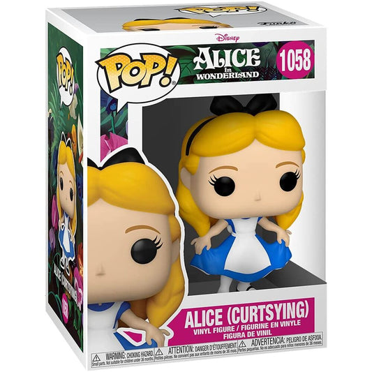 Figurine POP Disney Alice au pays des merveilles 70e anniversaire Alice faisant la révérence