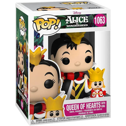 Funko Pop! Disney Alice in Wonderland Queen con King - Figura da Collezione Vinyl Nerdscape