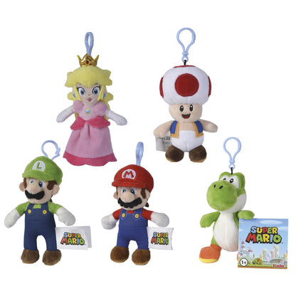 Nintendo Super Mario assorted plush keychain 12cm Nerdscape