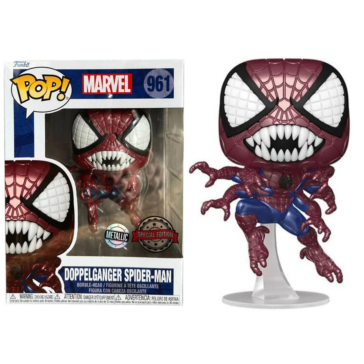 POP figure Marvel Doppelganger Spiderman Exclusive Nerdscape
